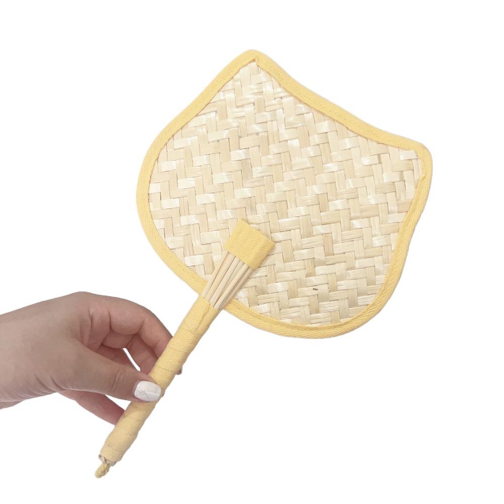 Ancient Hand-Woven Fan Chinese Style Hand Braided Fan Decorative Handheld Fans  Photo Prop