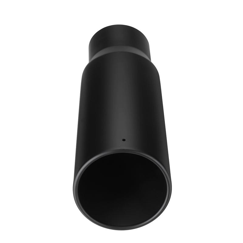 Punct final de evacuare universal 4 inch intrare 5 inch ieșire Lungime 12 inch Tub de eșapament Anti-coroziv Mașină Gât drept de eșapament