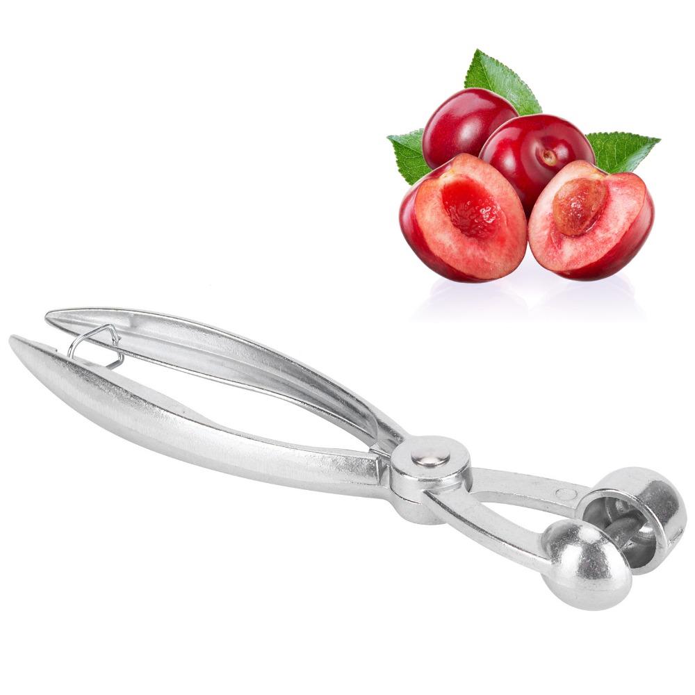 with Lock Fruit Pit Remover Heavy Duty Fruit Corer Cherry Pitter Cherries/Olives/Dates