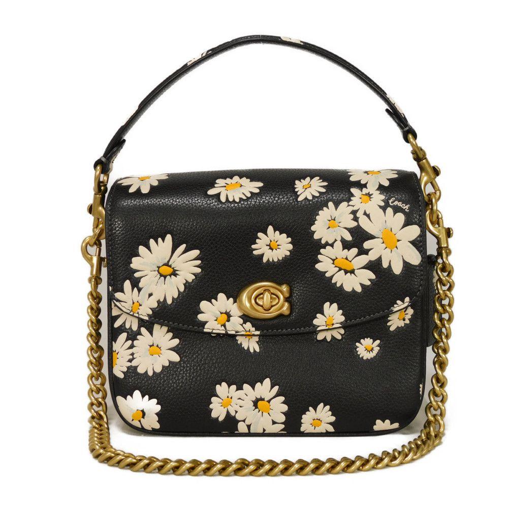 Used Cathy Crossbody 19 CR663 7922 (current model) with C logo and flower chain 3-way shoulder bag. Excellent