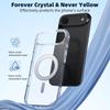 Magnetický bezdrátový nabíjecí kryt Magsafe pro iPhone 17 Pro Max iPhone17 Air Hybridní pevný měkký kryt pro iPhone17ProMax 17Pro 17Air