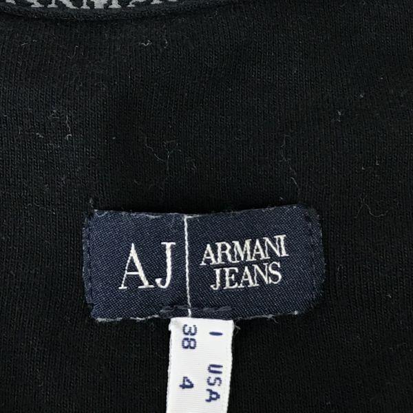 Armani Jeans / Short Sleeve T-Shirt [Women's M / 38 / Black] Giorgio Armani Japan Official Tag / Tops / Shirts