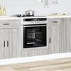 Vidaxl Porto Oven Cabinet, Sonoma Grey Oak