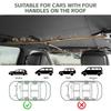 2Pcs 7 Rod Capacity Car Fishing Rod Holder Adjustable Vehicle Fishing Rod Strap  Wagons