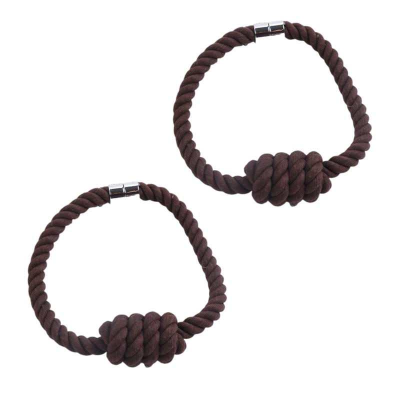 2pcs Decorative Curtain Clasps Holdbacks Strong Magnetic Dustproof Drapery Ties Modern Nordic Designing