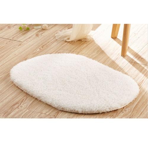 Floor Mat 30*50cm Plush+Spandex Kitchen Bedroom Non-slip Comfortable Touch