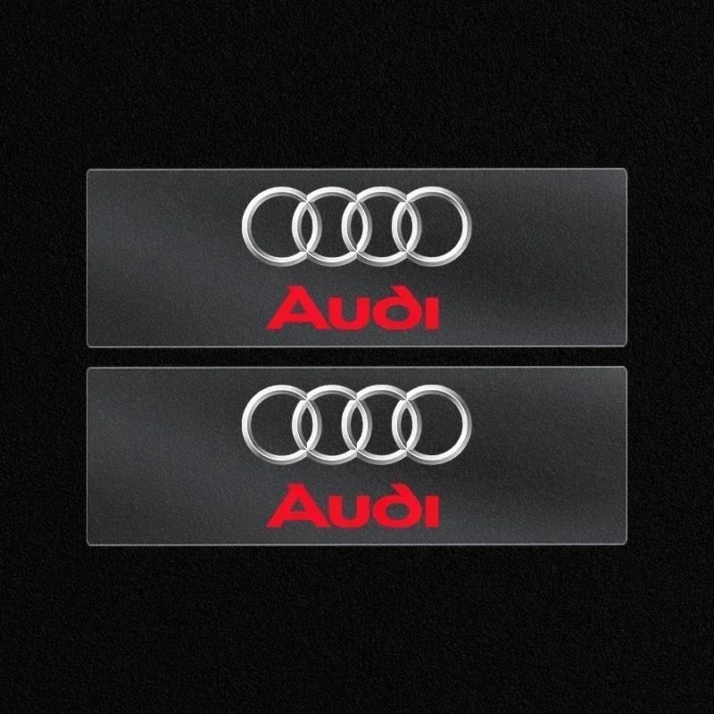 Car logo Interior Sticker Central control Decals Emblem Badge for q2 sline A1 A3 A4 A5 A6 A7 Q3 Q5 Q7 RS3 RS4 RS5 S3 S4 S5 S7