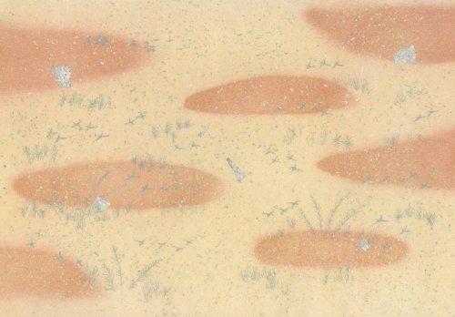 Kobaido Kana Ryoushi Iseshu (2) 50 sheets of half-sized paper (5 designs, 10 sheets each)