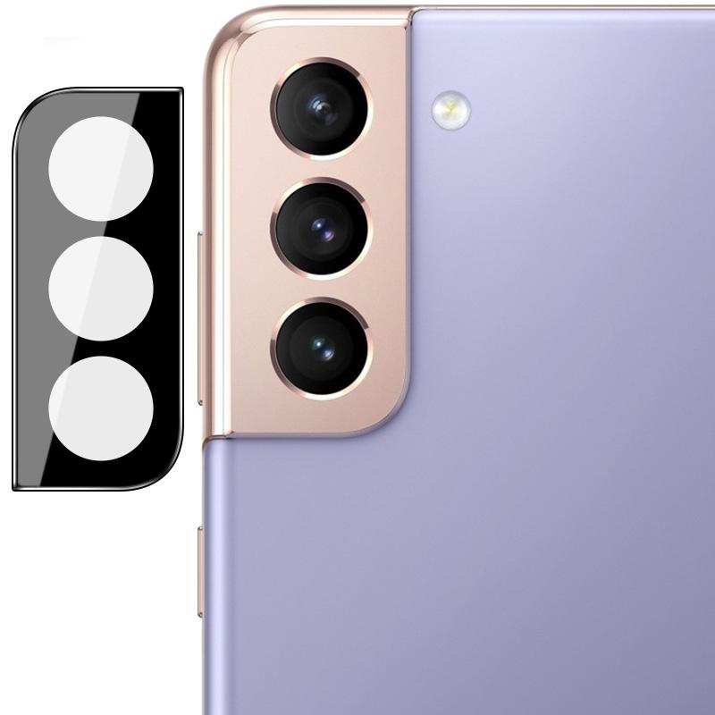 

IMAK Full Glue Clear Precise Cutout Tempered Glass Camera Lens Protector (Black Version) for Samsung Galaxy S21 4G/5G Type A