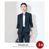 Women's Black Suit Set for Professional Reception & Hotel Work, Spring to Winter Attire.