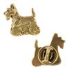 Scottish Terrier, Aberdeen Terrier, Scottie, Aberdeenie - Gold-plated Pin Brooch, Elegant Dog Ornament, Unique Pin by Art-Dog Brand