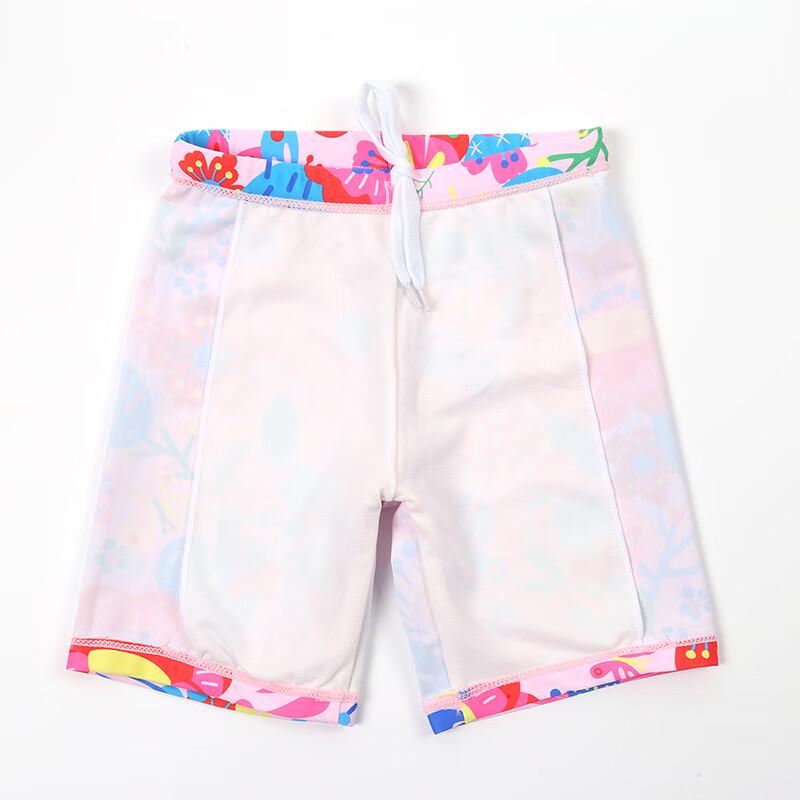 Kids' Long Sleeve Floral Split Swimsuit