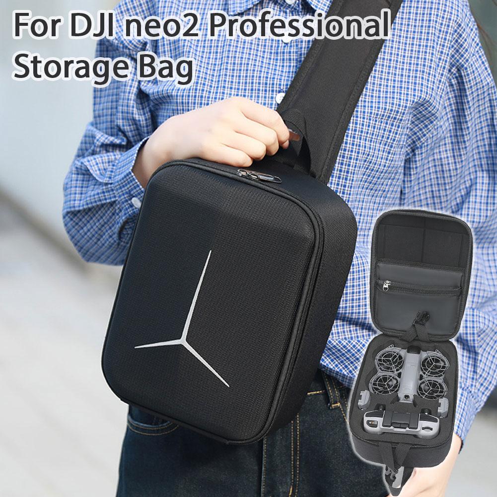 For DJI Neo2/RC N3 Professional Storage Bag High-capacity Crossbody Bag Shoulder Bag Travel Outdoors Portable Carrying Case