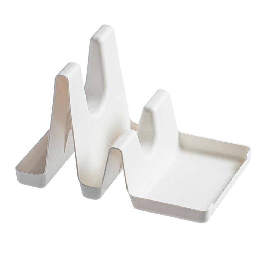 Pot Lid Holder Rack Plastic Multifunctional Cutting Board Stand Countertop Organizer for Home Kitchen
