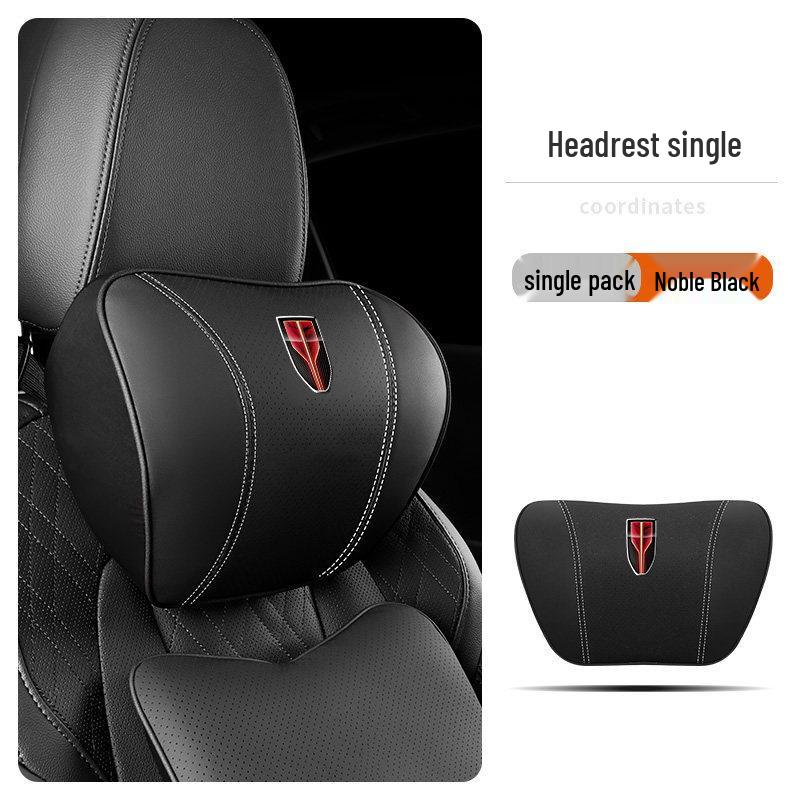 Suitable for Hongqi H5/HS5 Car Neck Pillow & H7/HS7/H9/H6/HQ9 Lumbar Support Cushion.