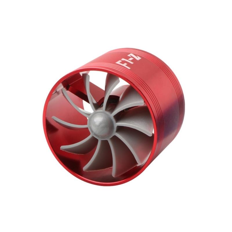 Universal Supercharger Car Turbo- Air Intake Turbine Gas-Fuel Saver Fan Turbine Single Propeller Air Intake Turbonator