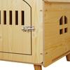 Wooden Pet House Breathable Dog Crate for Cat Puppy Small Medium Dogs