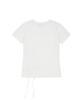 AAKAM Eyelet Corset Half Top (White)