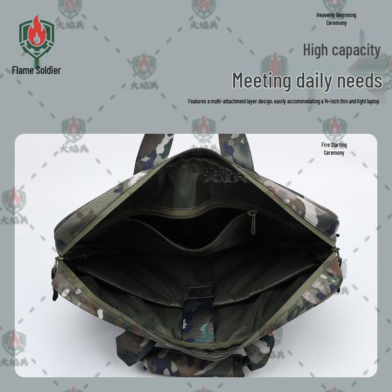 Military Style Laptop Briefcase & Shoulder Bag