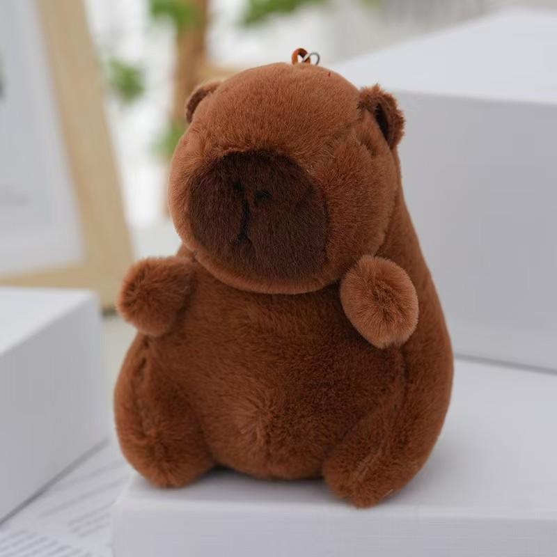 9-25CM Kapibala Capybara Plush Toy Internet Celebrity Capybara Jun Doll Ugly Cute Doll Guinea Pig Doll Boys Girls Anime Kawaii