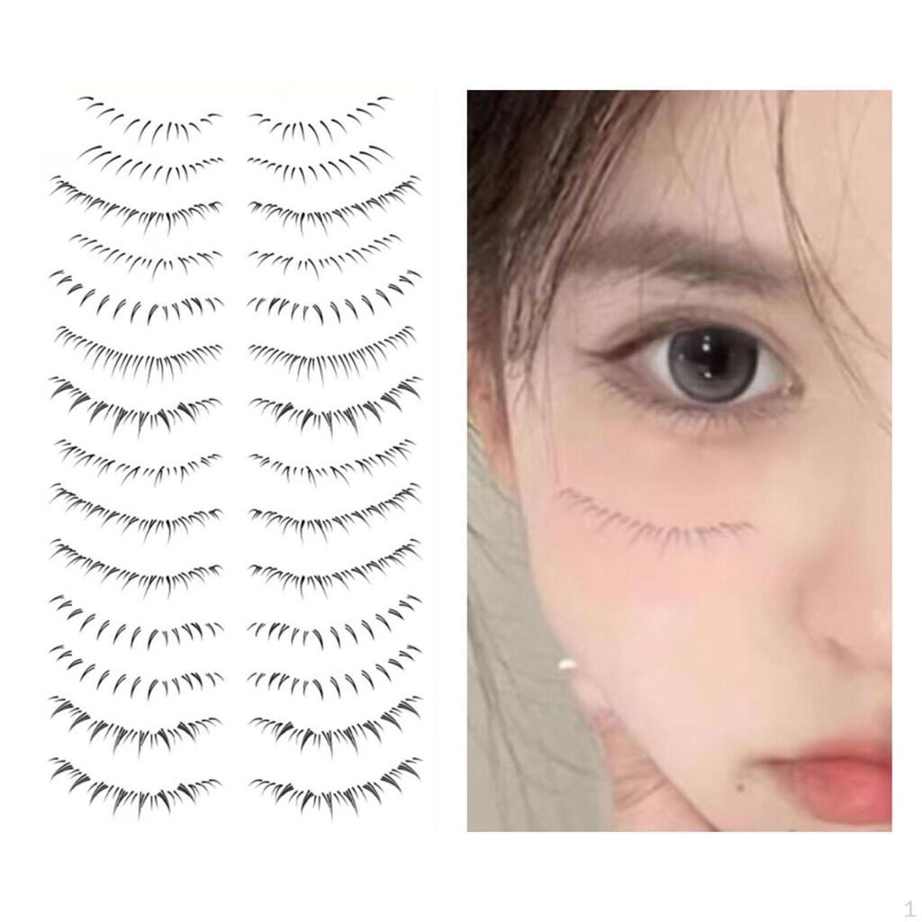 Lower Eyelash Stickers Strips Patch Lash Extension Supply for Cosplay Dating