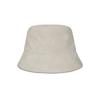VARZAR VA Studded Vegan Leather Bucket Hat Ivory