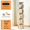 Bibliotecă și Dulap de Depozitare din Lemn Masiv, Rotativă la 360°, Personalizabilă, pentru Cărți Ilustrate pentru Copii