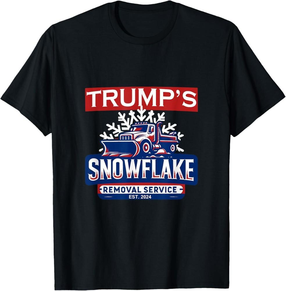 Trump s Snowflake Removal Service Christmas Version T-Shirt Unisex T-Shirt S