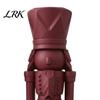 PLA Plastic Craft Decoration 3D Printed Nutcracker Soldier Statue, Geometric Minimalist Figurine for Desk Nordic Style Home Accents Shelf, DIY