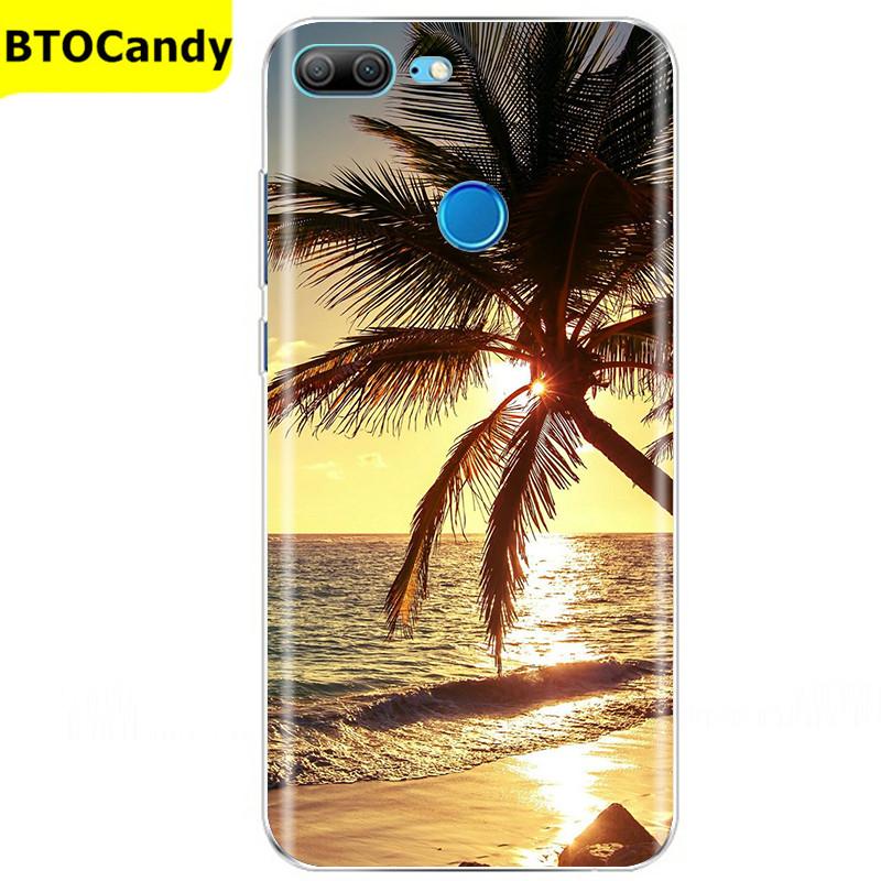 Etui For Honor 9 Lite Etui Kwiat Miękki Silikon Couqe Etui na Telefon Huawei Honor 9 Lite Etui Na Tył Honor9 9lite Coque Funda