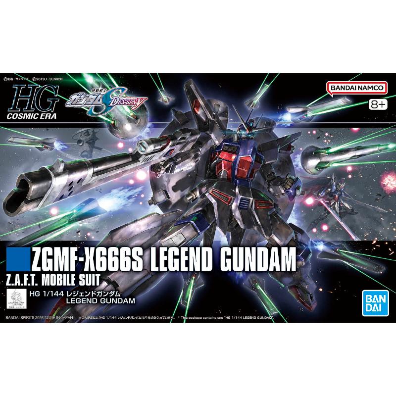 Original HG 1/144 ZGMF-X666S LEGEND GUNDAM SEED DESTINY Legend Gundam Reborn Assembly Mecha Model Mecha Toy Gift for Kid