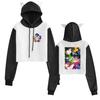 Nuova Felpa con Cappuccio Blu Prison Blue Lock Anime con Orecchie da Gatto - Collezione Autunno/Inverno Donna