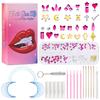 Dental Diamond Tooth Decoration, Tooth Diamond Tool Diy Set, Tooth Sticker, Diamond Love Horse Eye Decoration