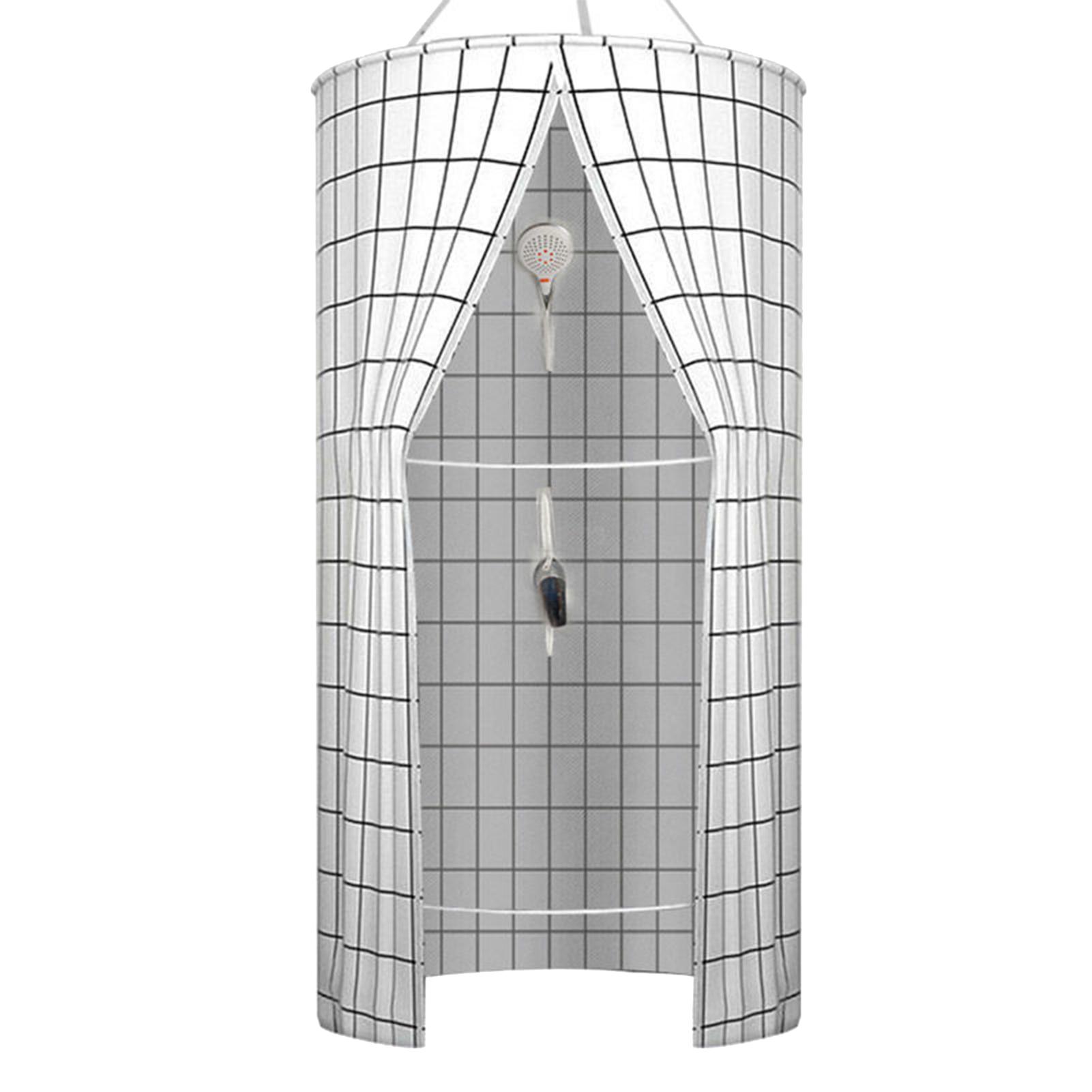 

Очень большая душевая занавеска для ванной комнаты Сумки для хранения Душевые занавески для ванной комнаты Ванная комната Душ белый