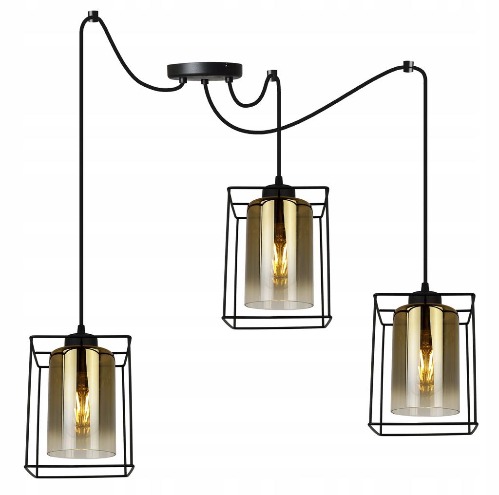 MODERN ELEGANT GLASS HANGING LAMP
