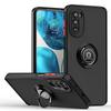 Ring Holder Silicone Case For Motorola Moto G52 G22 G31 G6 G60S E5 E6 STYLUS GLPY G Power FAST ELE PLUS Cover Hard PC Phone Case