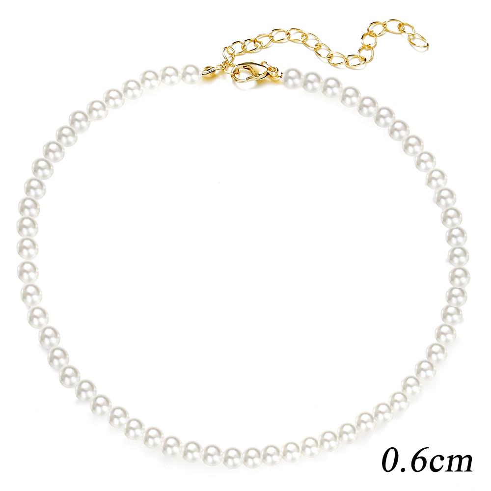Elegant  Bead Chain Necklace Bowknot Heart Butterfly Zircon Choker for Women Fashion Accessories Jewelry