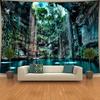1Pc Ultra Large Size Cave Natural Swimming Pool Scenery Photo Background Wall Tapestry-Large Size Decorative Hanging Cloth