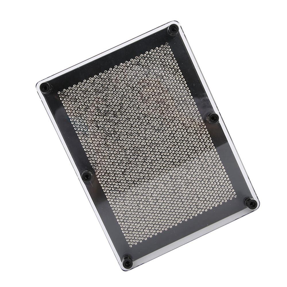 Silver Handprint Toy Metal Three Dimensional Toy Needle Toy  Office Desk Decoration