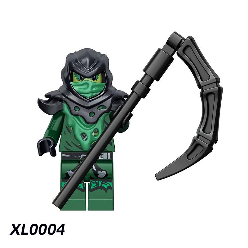 XL0001-0005 Moro Snake Monster Omega Building Block Ninja Minifigure Compatible with Phantom Series Bagged