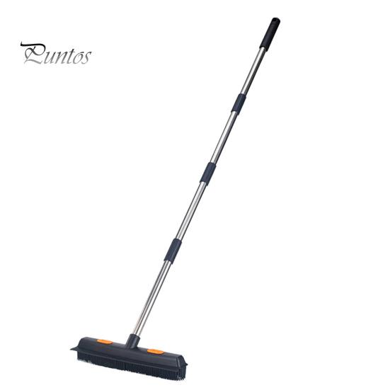 

Щетка для шерсти домашних животных 2 в 1 с длинной ручкой и скребком, легкая щетка для удаления шерсти, эргономичная ручка, щетка для уборки различных поверхностей B