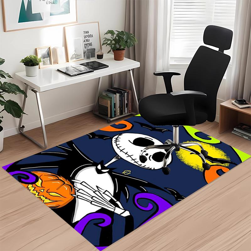 The Nightmare Before Christmas Printed Carpet, for Office Chair Living Room Bedroom Kitchen Room Decor Gifts.