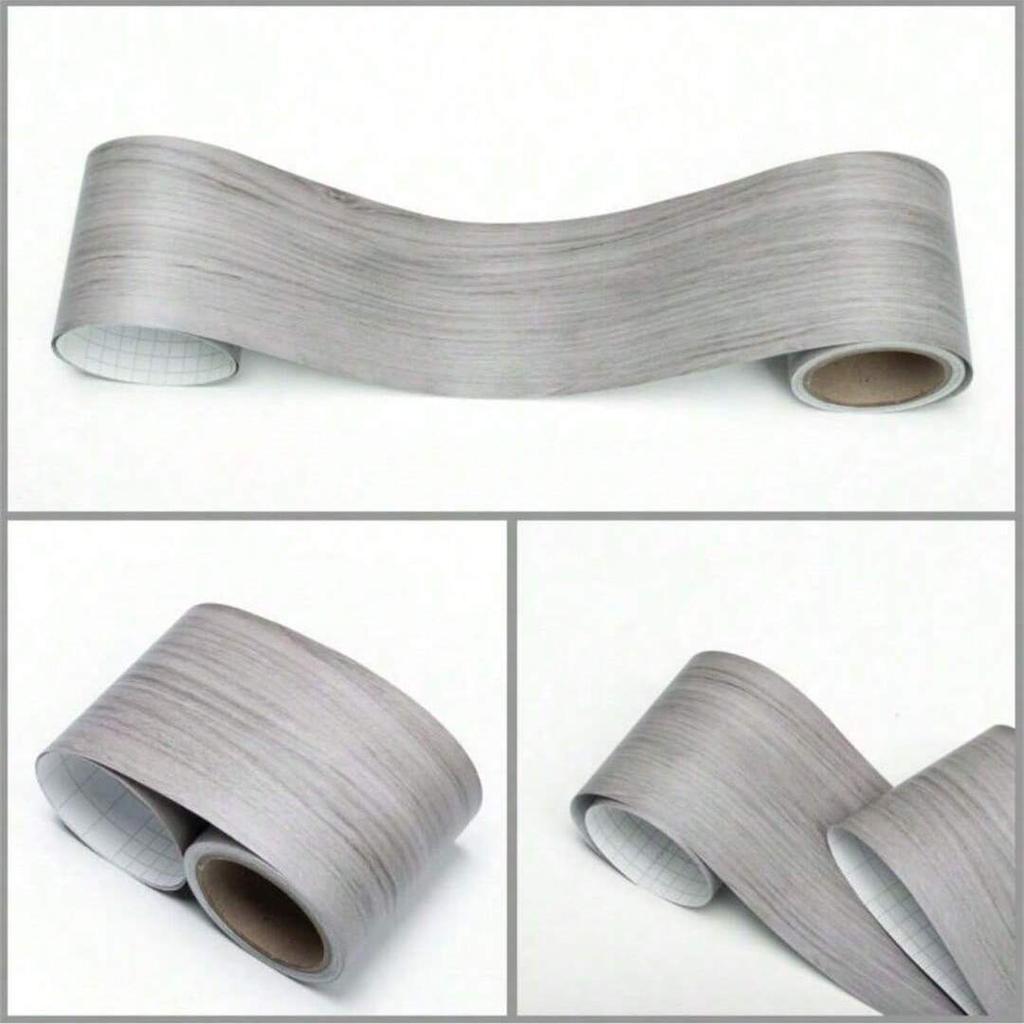 1 Roll 8cmx5m Self-Adhesive Wood Grain PVC Door Frame Repair Sticker - Easy Install Skirting Board & Wall Decor Trim, Perfect fo