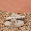 Needles x Reebok Beatnik Slides Canvas Unisex Sneaker Tan Extreme-Lila 100207687