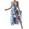 European & American Sexy Bikini Three-Piece Set with Split Long Dress Swimsuit - Women's 2025 Collection.