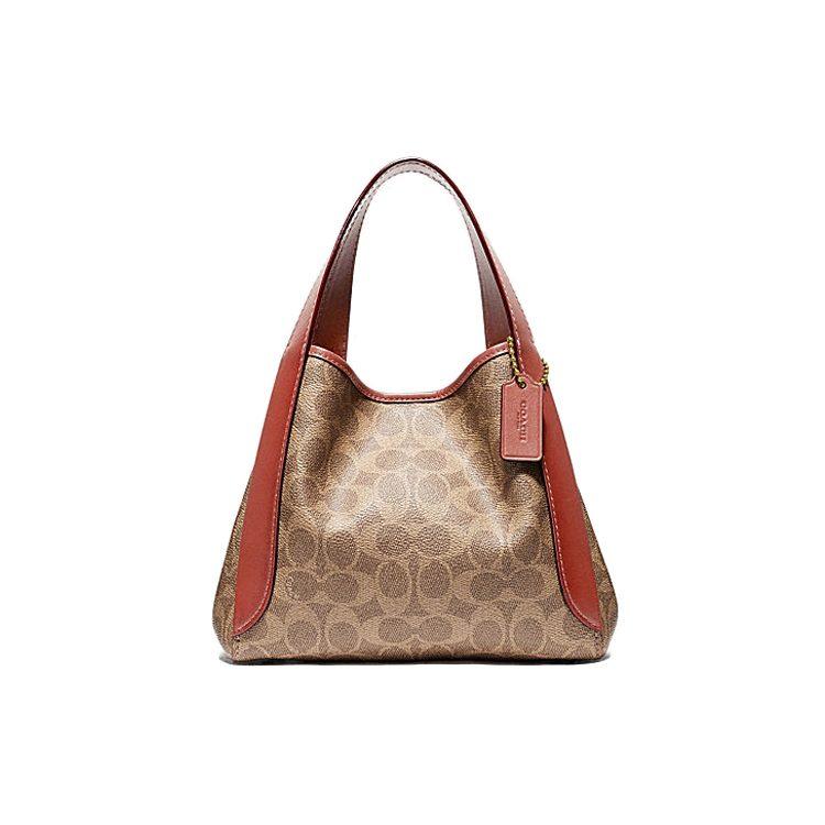 COACH Hadley Coated Canvas With Leather