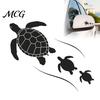 Pegatina para Coche Resistente a los Arañazos, Pegatina, Calcomanía para Coche Autoadhesiva de PVC Impermeable Sin Dejar Rastro, Patrón de Tortuga Marina Realista Personalizado para Tapas de Depósito de Combustible