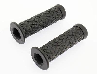 Olive-G Universal Motorcycle Bike Handle Grip Set of 2 BLACK