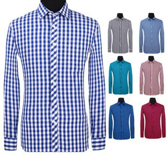 Pánská večerní košile s dlouhým rukávem, vlaštovkovým límcem a jednobarevným provedením pro svatby a fotoateliéry