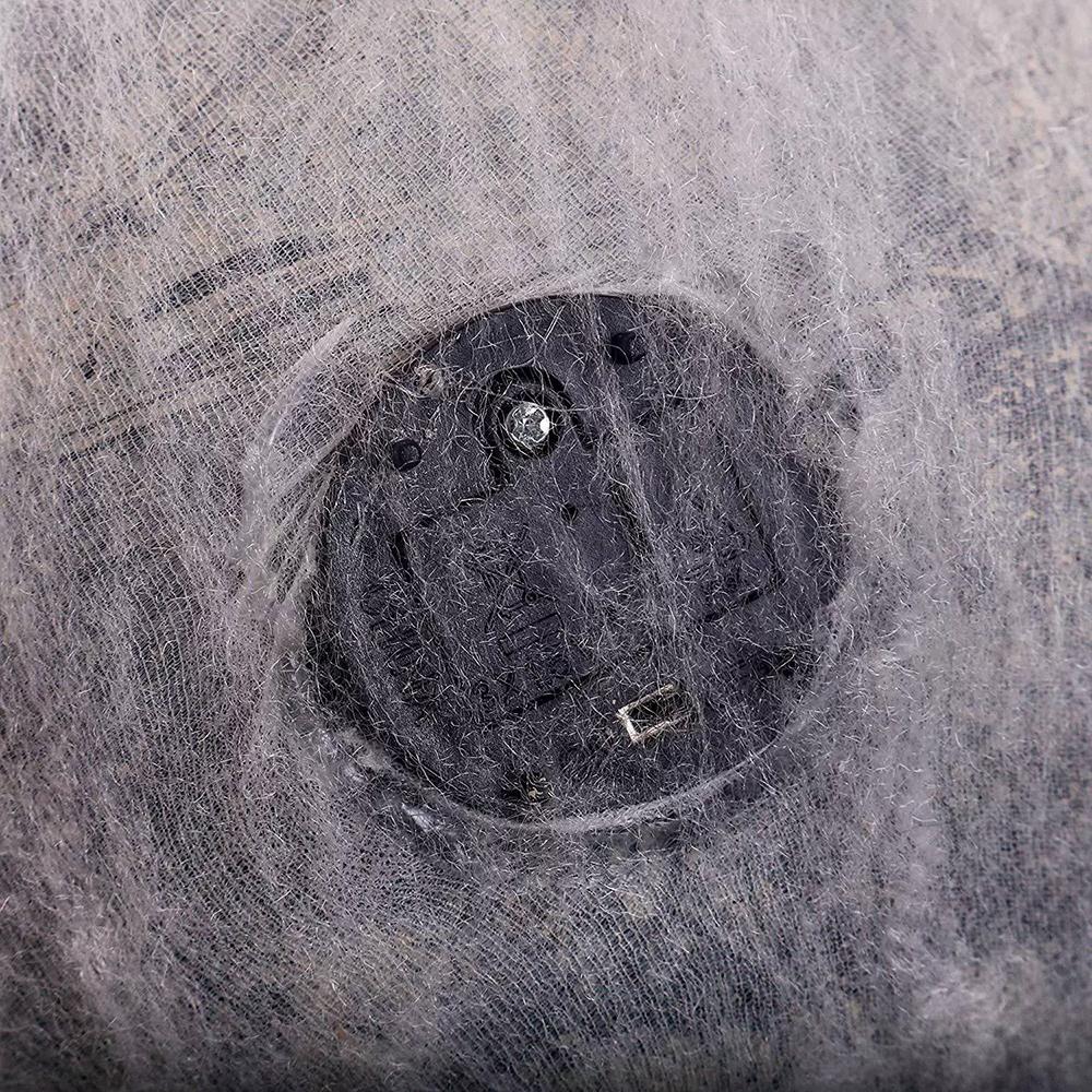 Halloween Horror Glowing Sound Control Spider Cotton Skull Prop Ghost House Secret Room Courtyard Decoration Decor